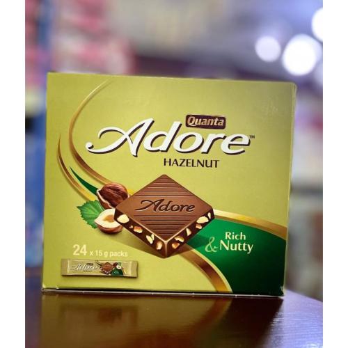 شوكولا بندق مكسرات ادور صغير كوانتا 24×15 جم | Qua...