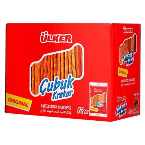 مالح اولكر عيدان عبوة جديد 12 حبة | Ulker Cubuk Kr...