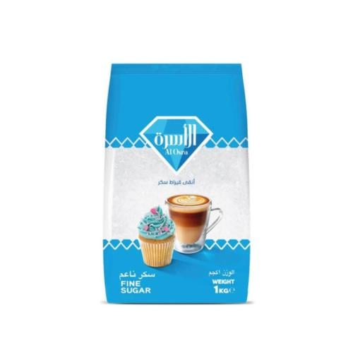 سكر الاسرة ناعم 1 كجم | Al Osra Fine White Sugar 1...