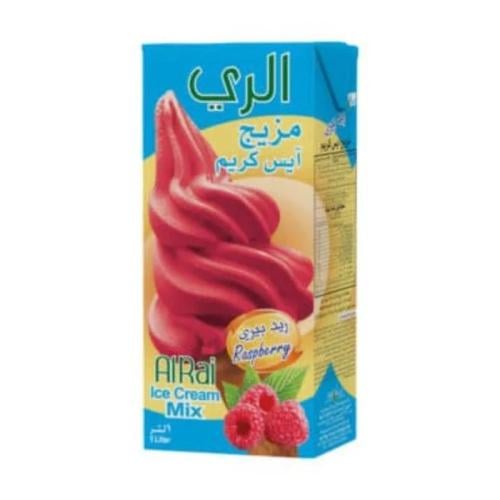 مزيج ايس كريم توت احمر الري 1 لتر | Alri Rasberry...
