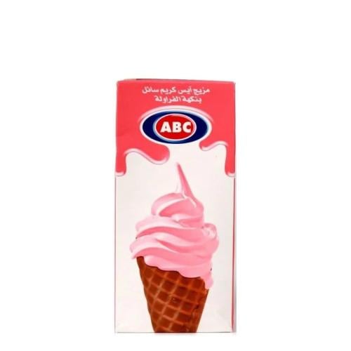 مزيج ايسكريم ABC كويتي فراولة 1 لتر | ABC Soft Ice...