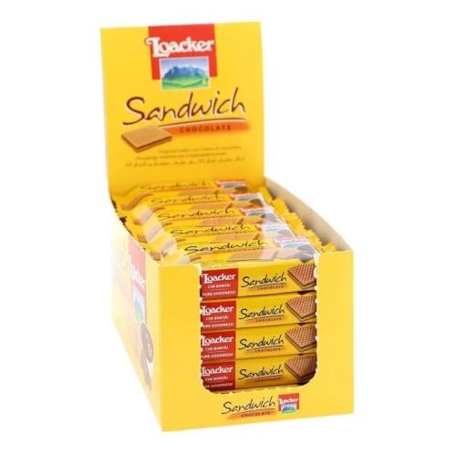 ويفر لواكر اصفر 25×25جم | Loacker Sandwich Chocola...