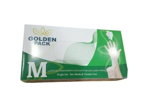 قفاز HF شفاف بدون بودرة 70 حبة | HF transparent gl...