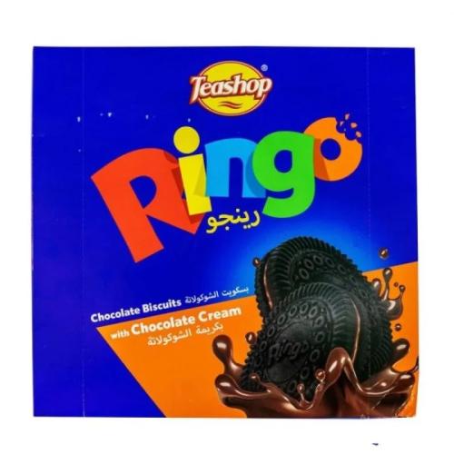 بسكوت رينجو شوكولاتة تيشوب 16 حبة | Teashop Ringo...