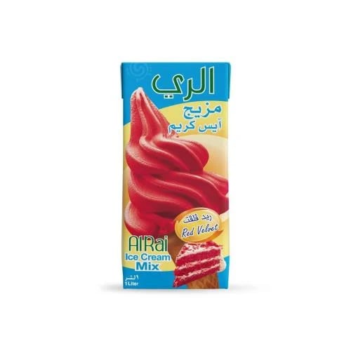 مزيج ايس كريم ريد فلفت الري 1 لتر | Alri Red Velve...