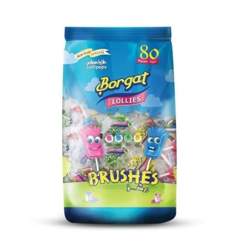 مصاص بورقات فرشه اكياس 80 قطعة | Borgat Brushes Lo...