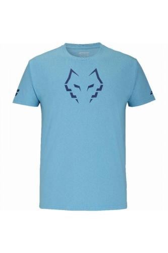 Babolat Juan Lebron Cotton T-Shirt Cyan Blue