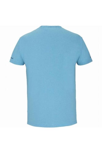 Babolat Juan Lebron Cotton T-Shirt Cyan Blue