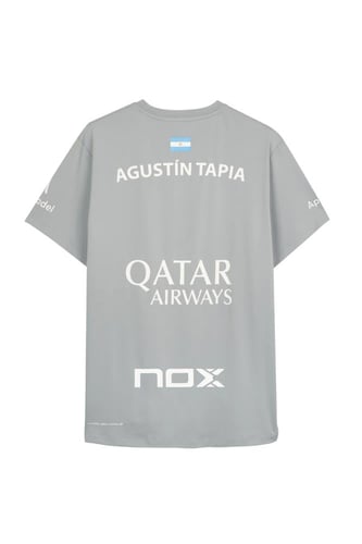 T-shirt Nox Agustin Tapia Sponsors AT10 Gray 2024