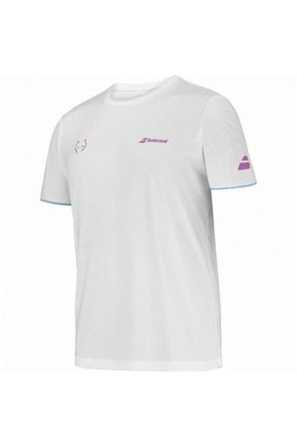 Babolat Juan Lebron White Pink T-Shirt