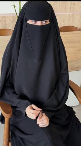 ‏عباية راس إسلامي + نقاب إسلامي