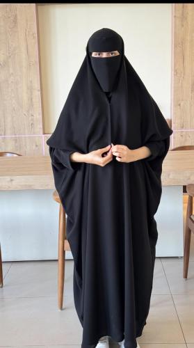 عباية 2×1 مع نقاب هدية ( كم أضيق )