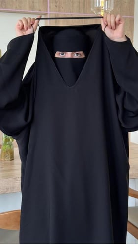 ‏عباية راس إسلامي + نقاب إسلامي