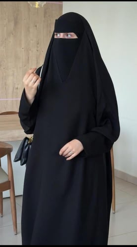 ‏عباية راس إسلامي + نقاب إسلامي