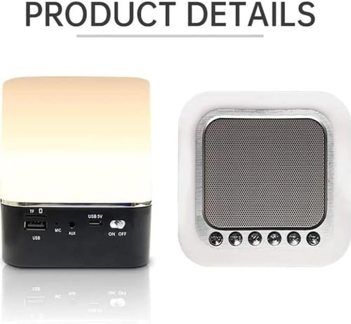 مكبر صوت للقرآن الكريم مع ساعة منبه وانارات هادئه...