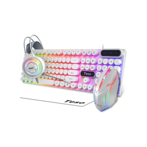 كيبورد جمينق TESO - T300 4 IN 1