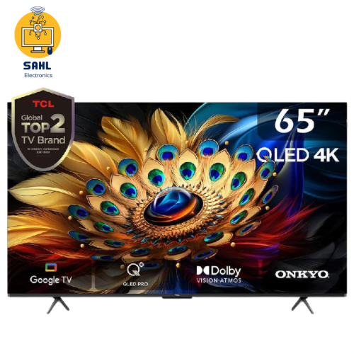 TCL تلفزيون 65 بوصة 4 كيه QLED برو دولبي فيجن اتمو...
