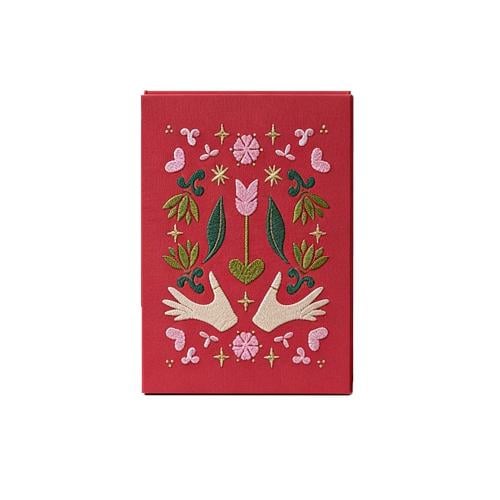 Jewelry books box - red