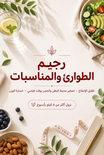 رجيم الطوارىء والمناسبات