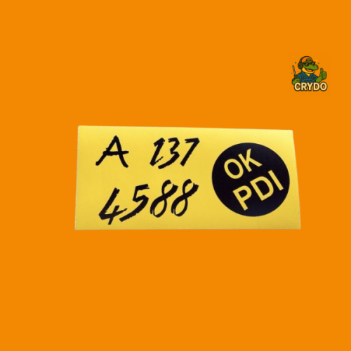 استيكر OK أصفر