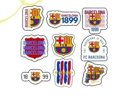 مجموعة استكرات برشلونه