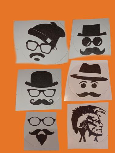 ملصقات رجولية متنوعة