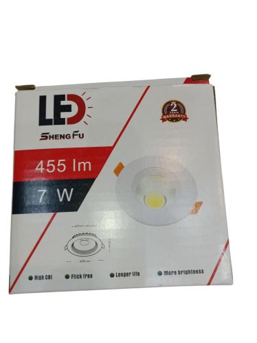 كشاف COB ابيض7 واط ابيض SHENG FU
