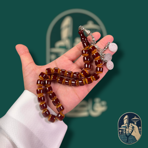 مسباح فاتوران أنتيمون لون بني بأسود معتق