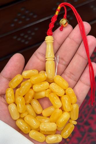 مسباح كهرمان كلنقرادي حر لوقو عميد السبح