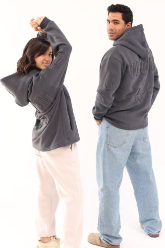 HOODIE GREY