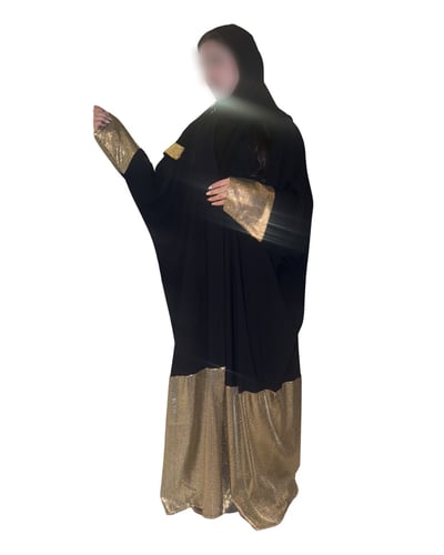 Gold star abaya