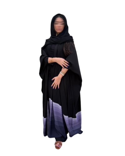 Lavender abaya