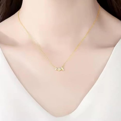 قلادة كلاسيكية من الفضة السويسري 925 تناسب جميع ال...