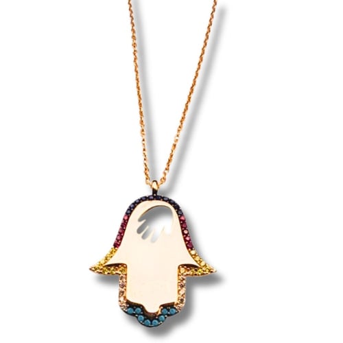 تعليقة الكف من الفضة السويسري