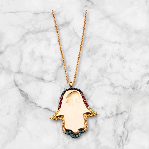 تعليقة الكف من الفضة السويسري