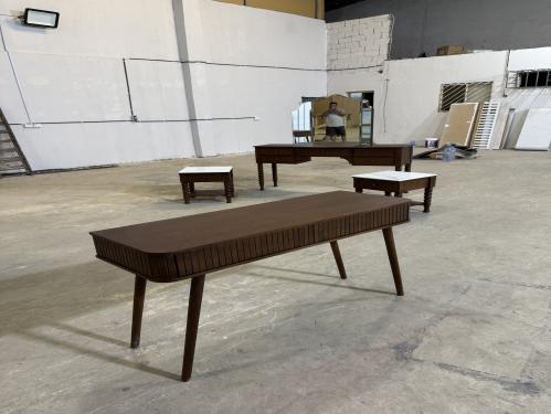 مدخل خشب قشرة السنديان مقاس 130*40 ارتفاع 87