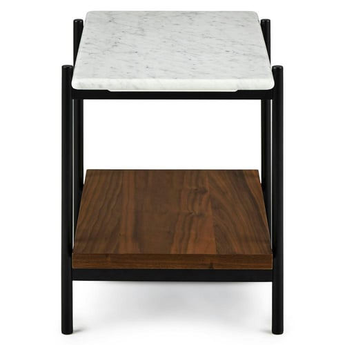 طاولات خدمه سطح رخام طبيعي موجلا تركي وخشب سنديان...