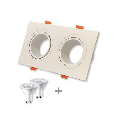 سبوت مانع توهج 7سم مزدوج ابيض*ابيض