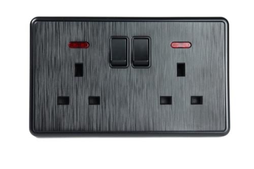 فيش ثلاثي مزدوج 7*14 اسود-بيانو