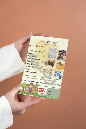 اعلان عن بيع اغراض مستعمله انجليزي ثالث متوسط