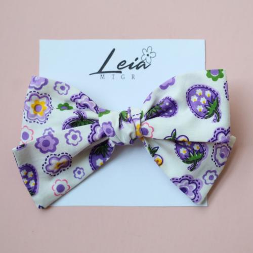 The classic fabric bow violet orchards XXL