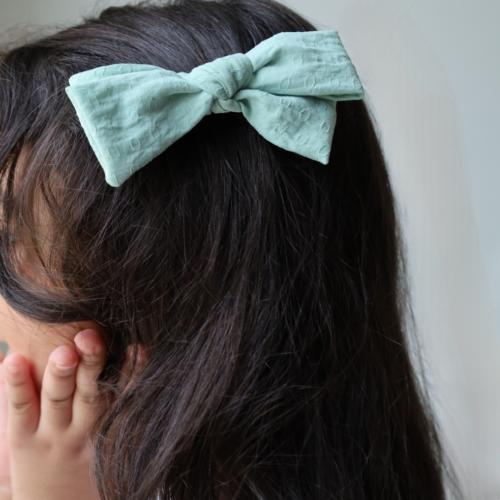 The classic fabric bow pastel XXL