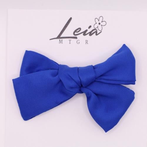 The classic fabric bow, royal calm, MINI individua...