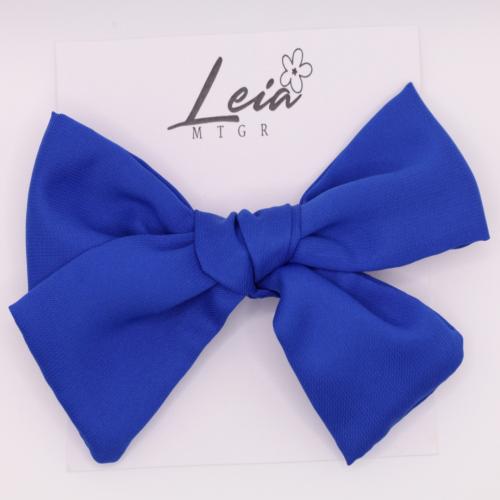 The classic fabric bow, royal calm XXL