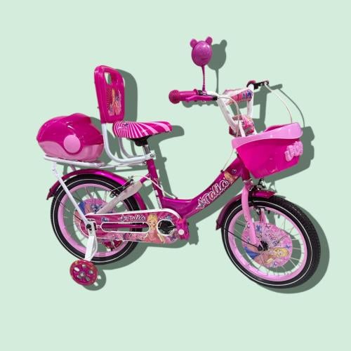 دراجه سناد مع سله بناتي مقاس 16