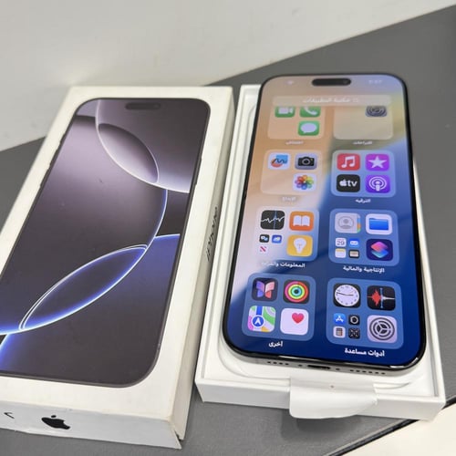 ايفون 16 برو ماكس 256GB مستخدم نسبة البطارية 100%