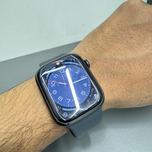 ساعه ابل الاصدار 9 مقاس 45mm اسود مستخدم عليه أثرٍ...
