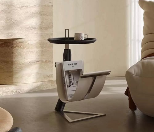 طاولة جانبية جلد2