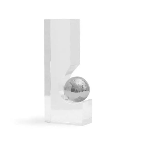 حامل كتب زجاجي