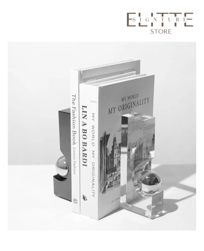 حامل كتب زجاجي